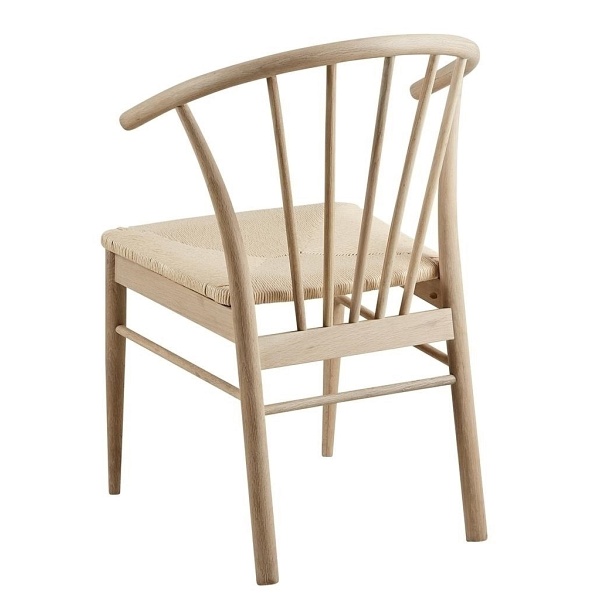 Krzesło z podłokietnikami Cassandra natu ralne - ACTONA